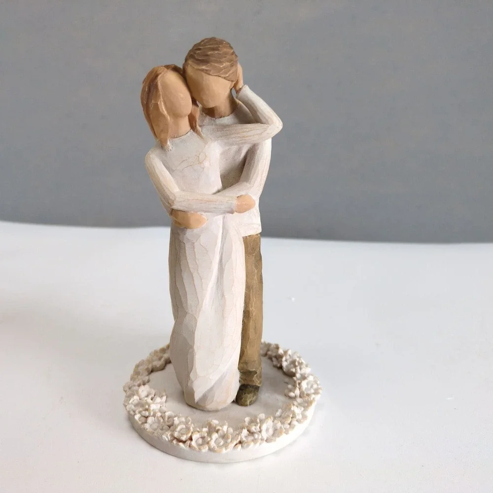 Willow Tree Together Cake Topper Susan Lordi Wedding Bride Groom Figurine Box